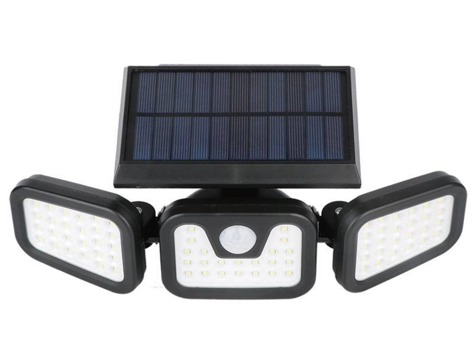 Solar LED Triple Wall Light 20W 6000K - Electronio