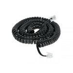 Headset Phone Spiral Cable 7.5m Black
