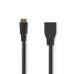 Cable mini HDMI to HDMI Female 0.2m