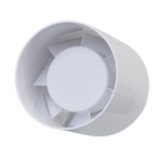 Tubular Indoor Bathroom Fan 10cm 15W White