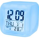 Θερμόμετρο - Ρολόι - Ξυπνητήρι με Εναλλαγή Χρώματος
