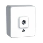 TV Outlet Terminal Outdoor White IP20