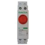 Din Rail Indicator Lamp with Led Red 230V AC IL-R-230