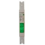 Din Rail Indicator Lamp with Led Green Thin 230V AC