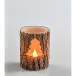 Decorative Candle Led Tree Trunk Battery 3xAAA Warm White 933-280