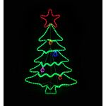 Metal Christmas Tree 288 Led Multicolor 935-107