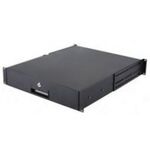 19" Rack Drawer With Cover & Key 2U D55 For Rack With D80 SFW