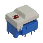 Dip Button ON-OFF Switch 1 Led SPA-1 White Uni