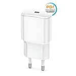 Fast Charge - Γρήγορος Φορτιστής USB-C PD 3A (20W) PD TC-01 White