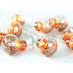 10 Led christimas Copper Glass Bulb with battery AA 937-046