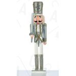 Wooden Silver Nutcracker Soldier With Sword 900mm 939-021