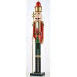 Wooden Nutcracker King with Scepter 1060mm 939-034