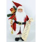 Woven Santa Claus with Gift List 900mm 939-046
