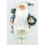 Woven Santa Claus with Wreath 600mm 939-048