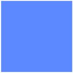 Gel Sheet Rosco E-Color 132 Medium Blue