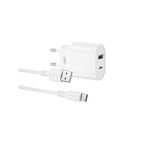 Phone Charger XO L81A PD20W+QC3.0 18W dual USB Fast Charge Type C