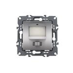 Motion Sensor (L+N) 180-250VAC 400W(40VA) 5-7m 3-7Lux30-260sec IP20 Matt Silver Prime