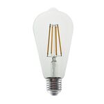 Led Lamp E27 ST64 8W Filament 2700K Dimmable