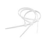 Nylon Cable Tie  4.8 x 250mm White (100pcs)