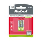 Rechargeable Batteries Rebel Ni-MH AAA 900mAh