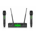 Double Wireless Handheld Microphone LX-Audio LX-M2 (605-670MHz)