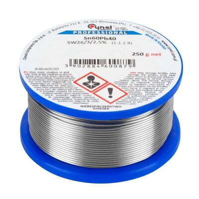 Solder Tin 0.9mm / 250g Sn60Pb40 Cynel