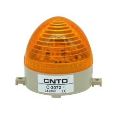 Strobe Warning Light Led 85x75 230VAC Yellow C-3072 CNTD