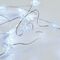 Silver Copper Wire String Led Snowflake Light 2m 20LED 2xAA Battery Operated Wire Decorative Fairy Lights Cool White