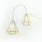 Decorative 10Led String Lights Gold Metal  Diamond