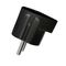 Male Angle Schuko Electrical Current EU Plug Black 20200-065
