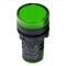 Indicator Lamp with Screw Mount Φ22 No cable +Led 220V AC Green