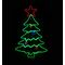 Μεταλλικό Δέντρο Χριστουγεννιάτικο 288 Λαμπάκια Led  Multicolor 935-107