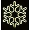 Plastic Christmas Snowflake 300 Led Neon Warm White 935-116