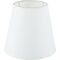 Fabric Lampshade with Metallic Base Suitable for E14 Led Bulb White-Linen DL005SHE14