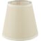 Fabric Lampshade with Metallic Base Suitable for E14 Led Bulb Creme-Linen DL004SHE14