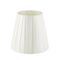 Fabric Lampshade with Metallic Base Suitable for E14 Led Bulb White -  Ribbon DL003SHE14