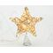 20 Led christimas white/gold convex star with battery AA