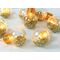 10 Led christimas Gold Glass Bulb with battery AA 937-047