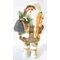 Woven Santa Claus with Skis 450mm 939-038