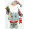 Woven Santa Claus with Sleigh 450mm 939-041