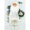 Woven Santa Claus with Wreath 450mm 939-047